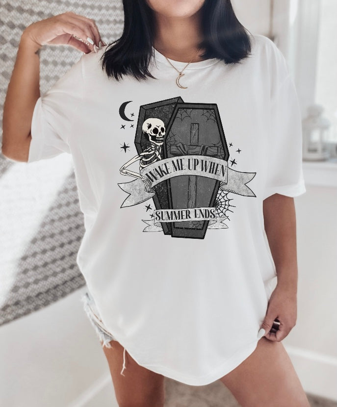 Wake Me Up When Summer Ends Graphic T-shirt