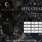 Skeleton and Floral Print Crew Neck T-shirt Size Chart